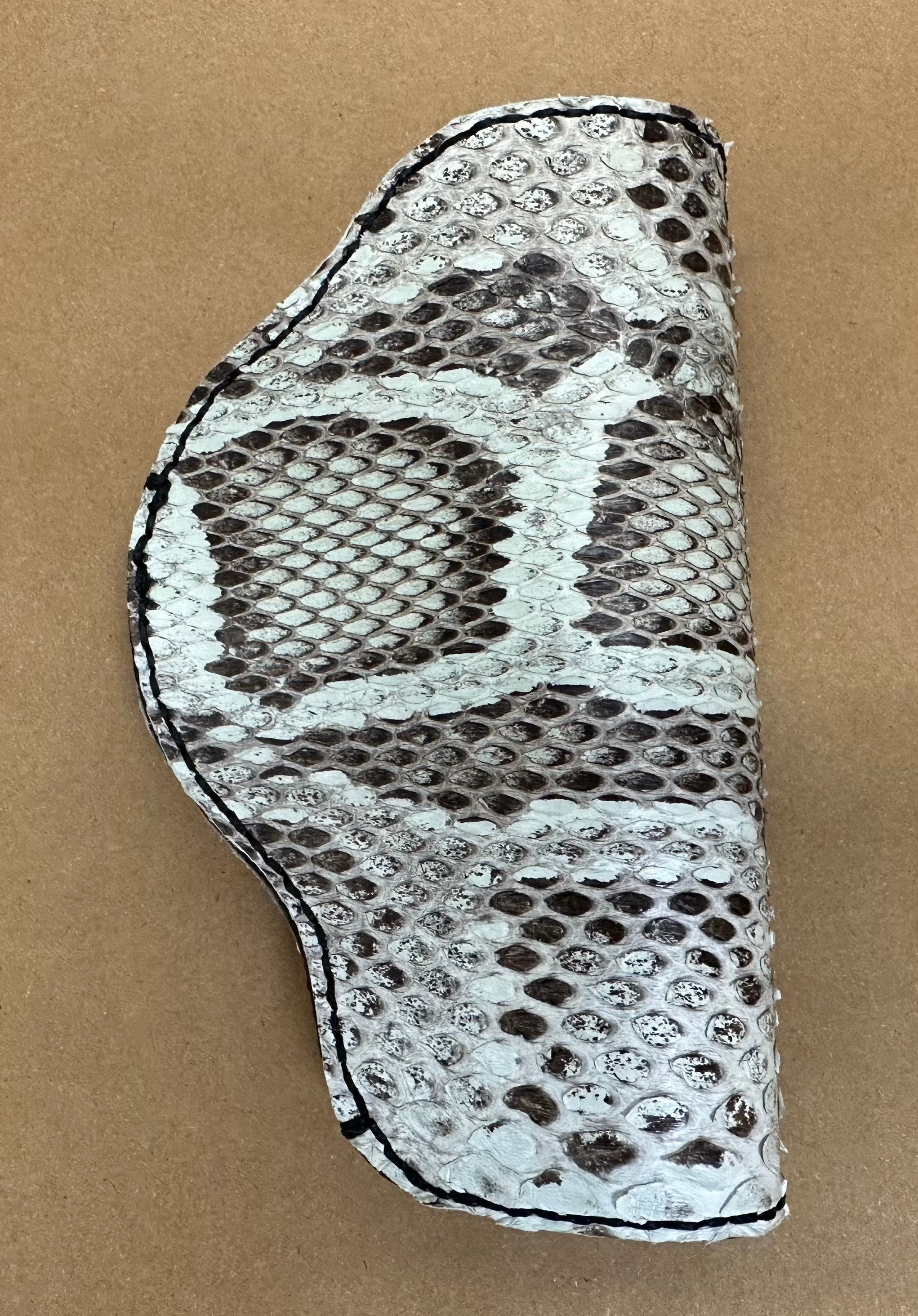 Tanned Python Gun Holster (clip-on)
