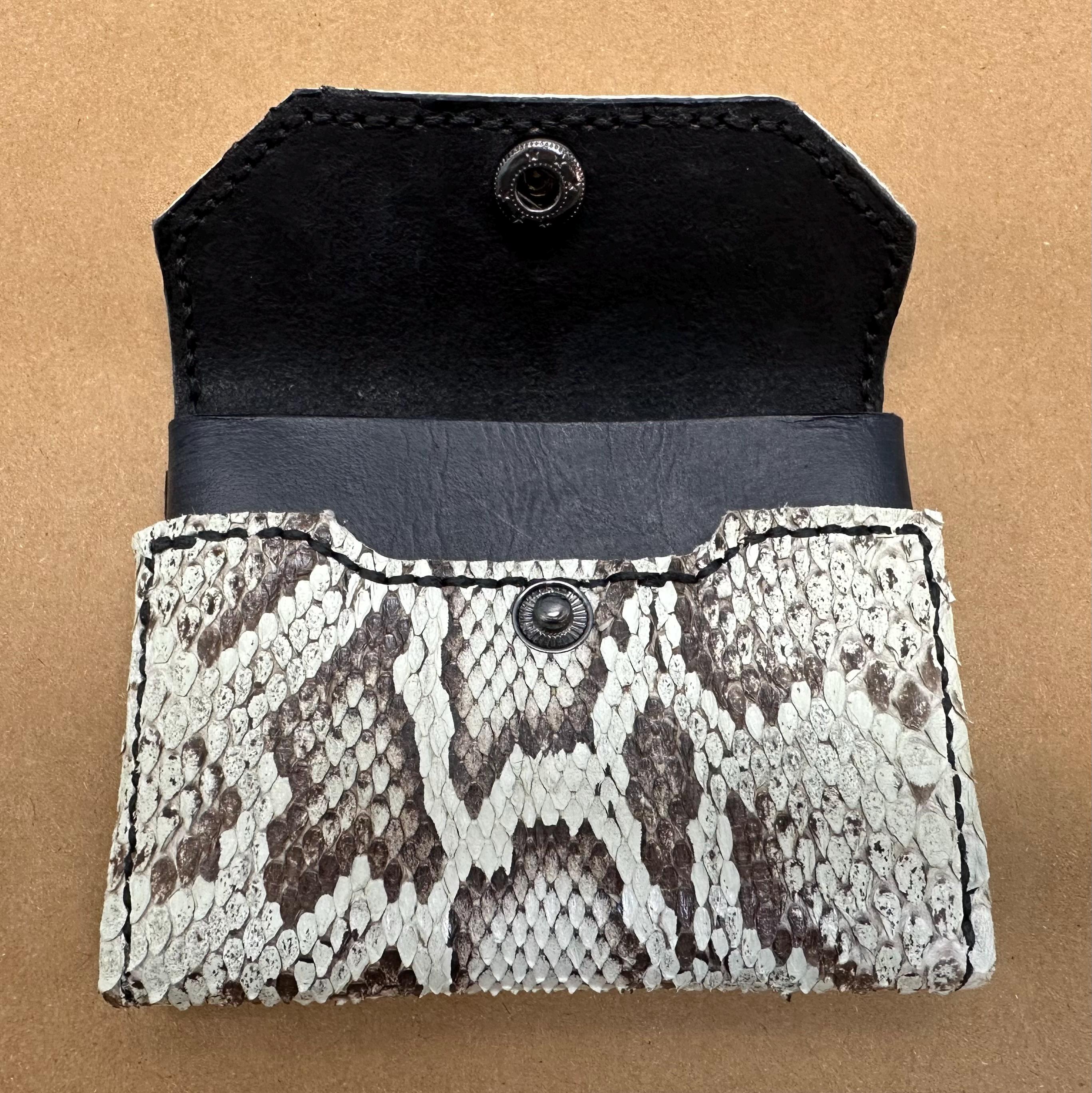Tanned Python Change Purse