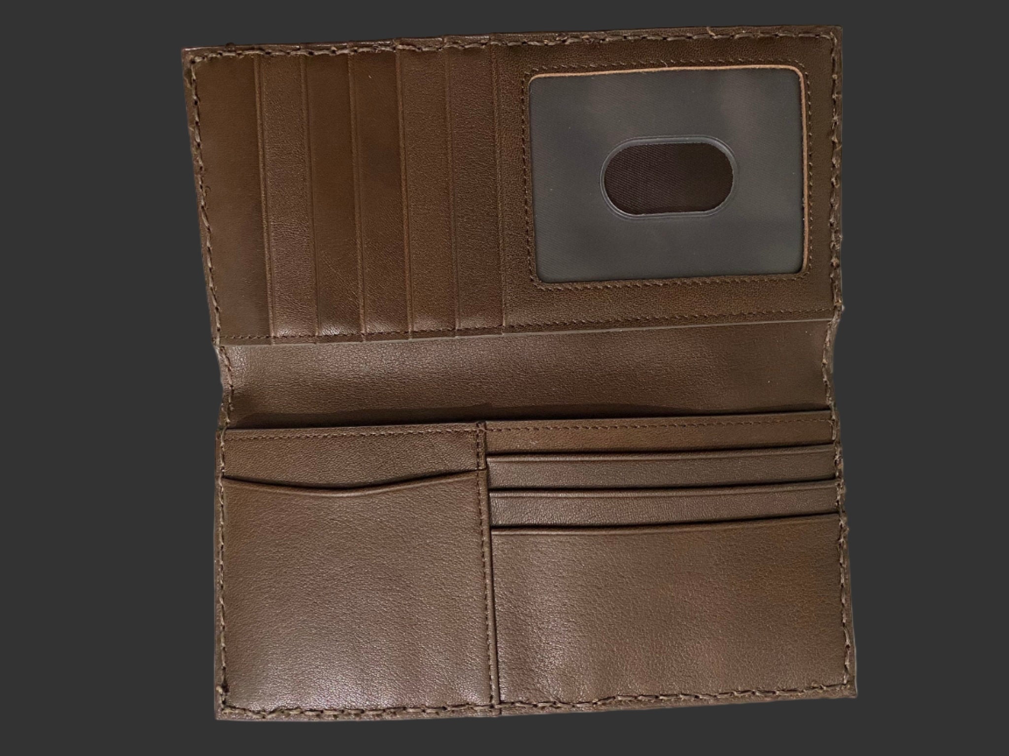 Natural Python Long Wallet - Everglades Series