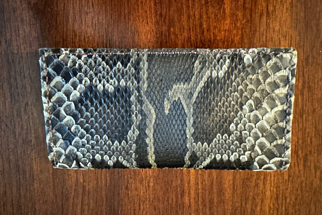 Natural Python Long Wallet - Everglades Series