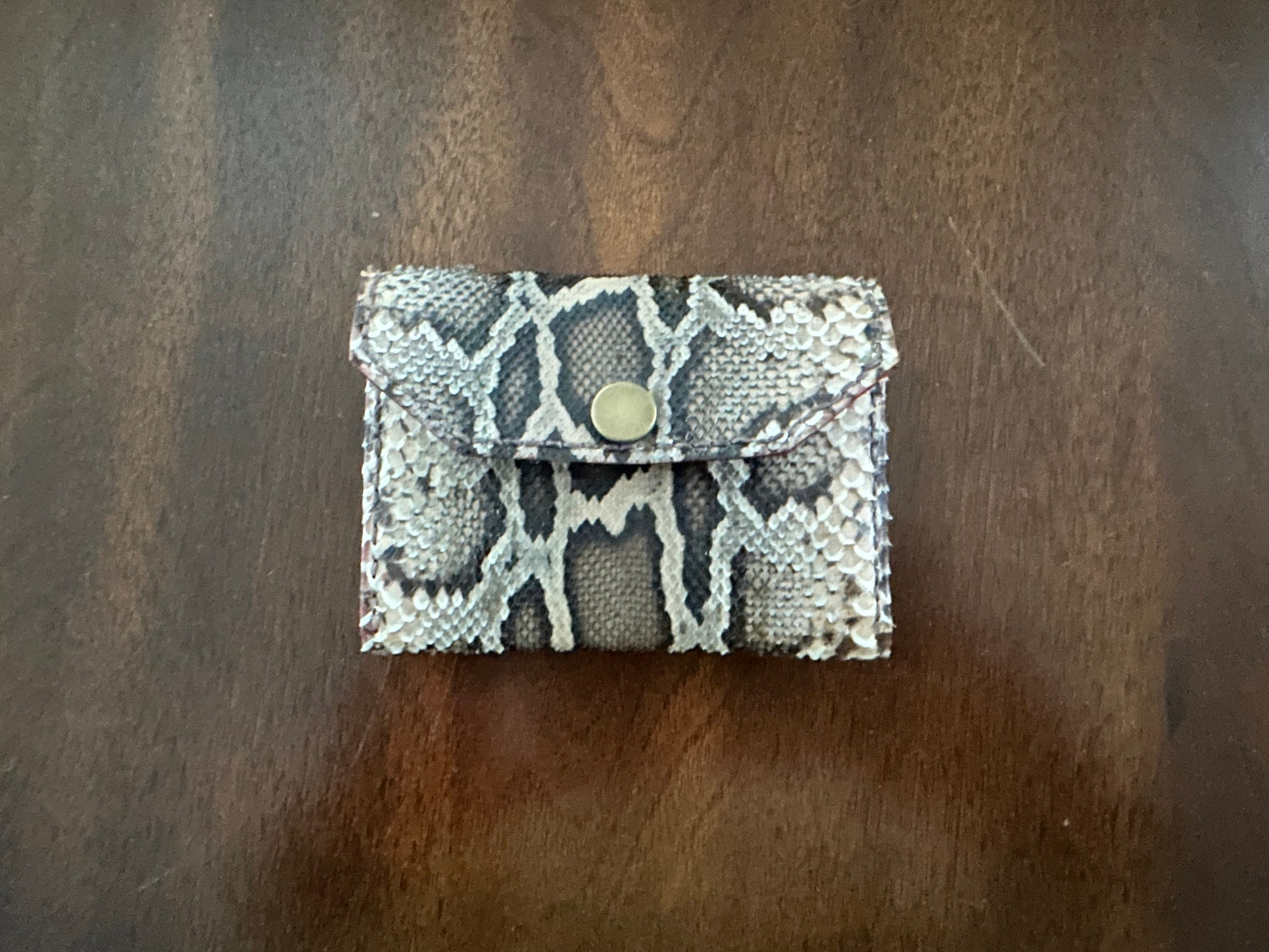 Natural Python Change Purse
