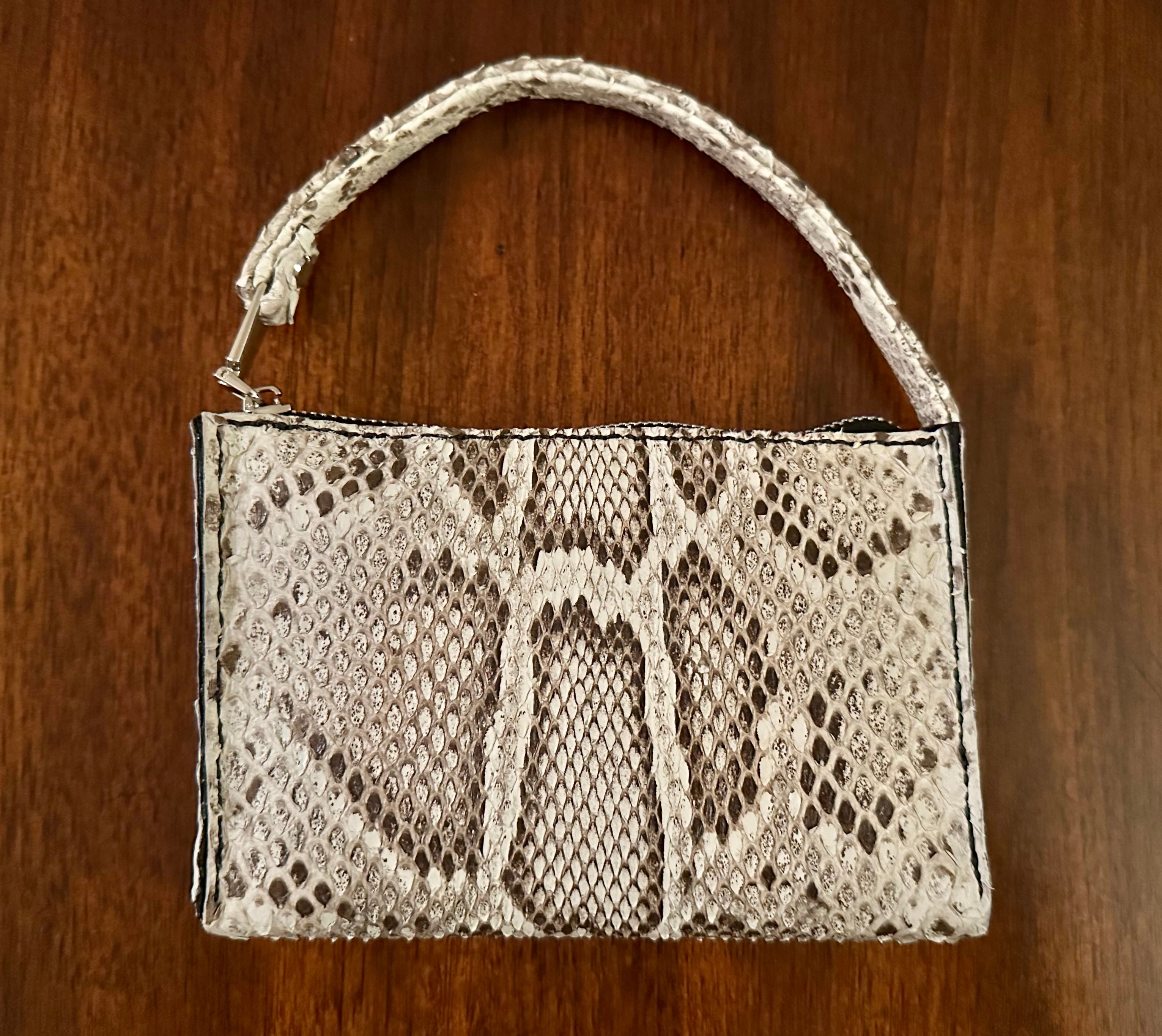 Python Purse w/wrist strap