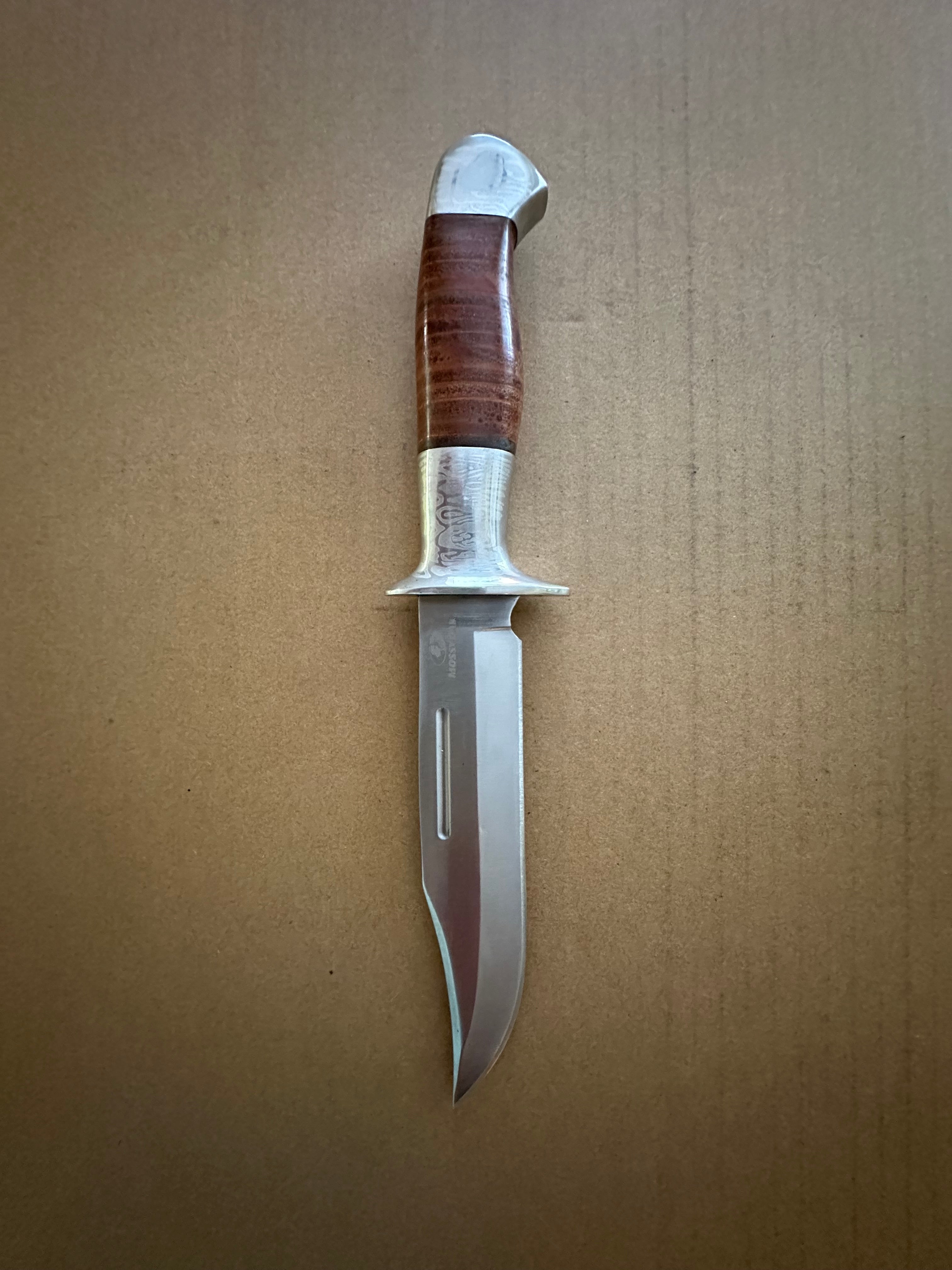Natural Python Knife Sheath (5” blade)...Knife included