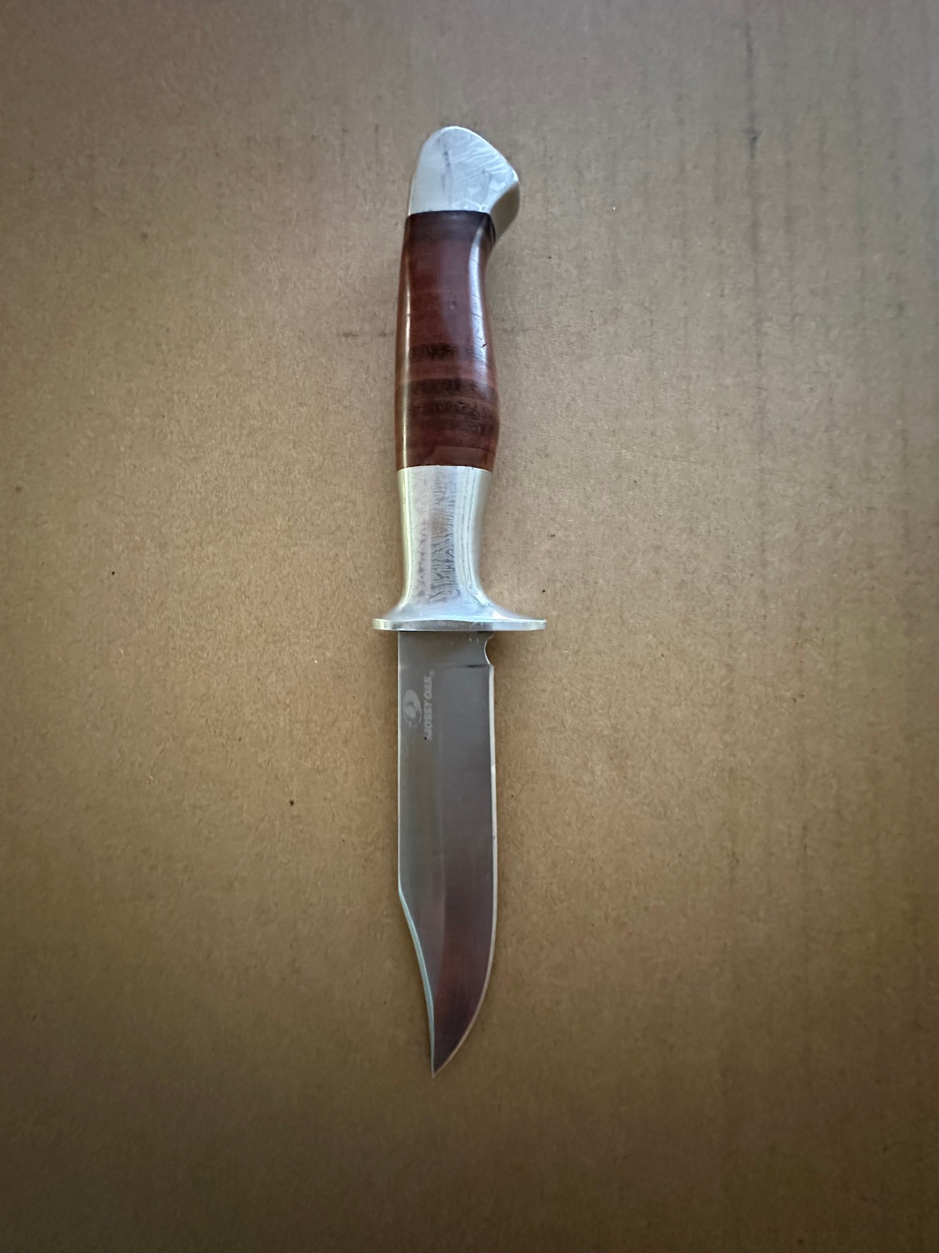 Natural Python Knife Sheath (3” blade)...Knife included