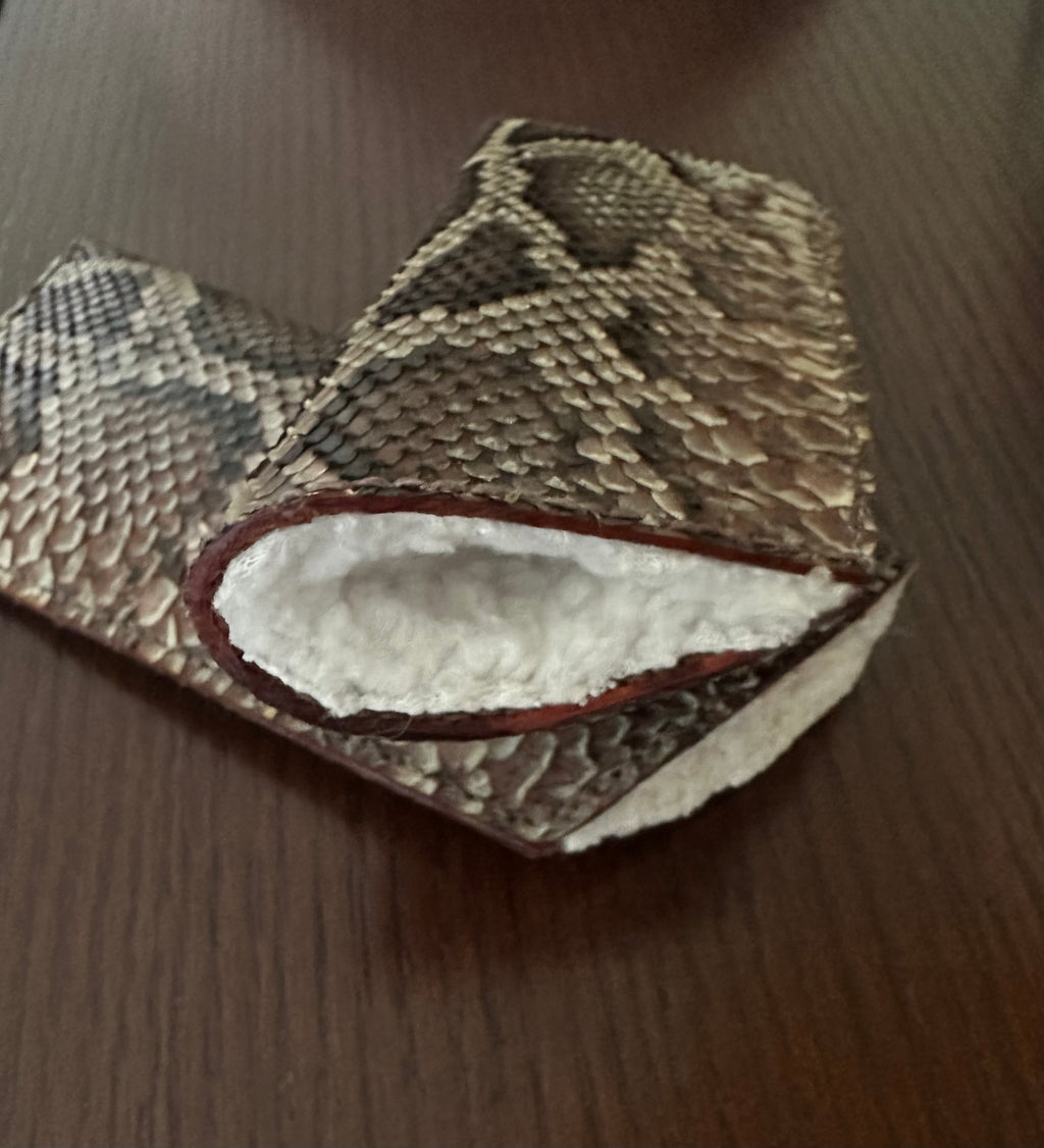 Natural Python Readers Eyeglass Case - Everglades Series