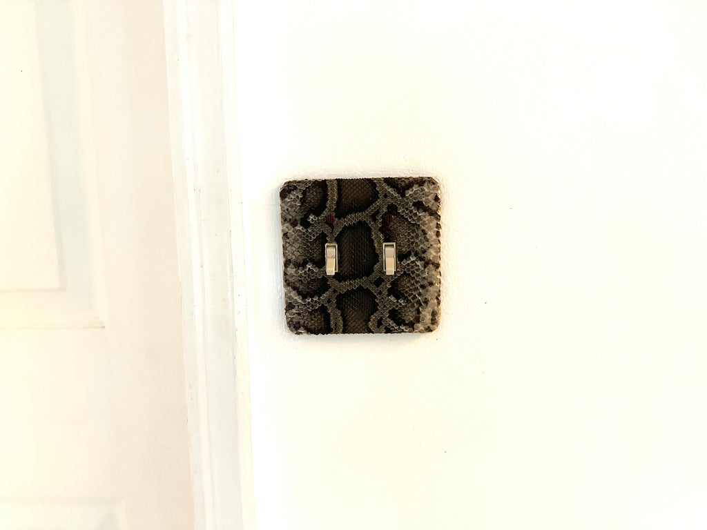 Python skin Switch Plate - Everglades Series