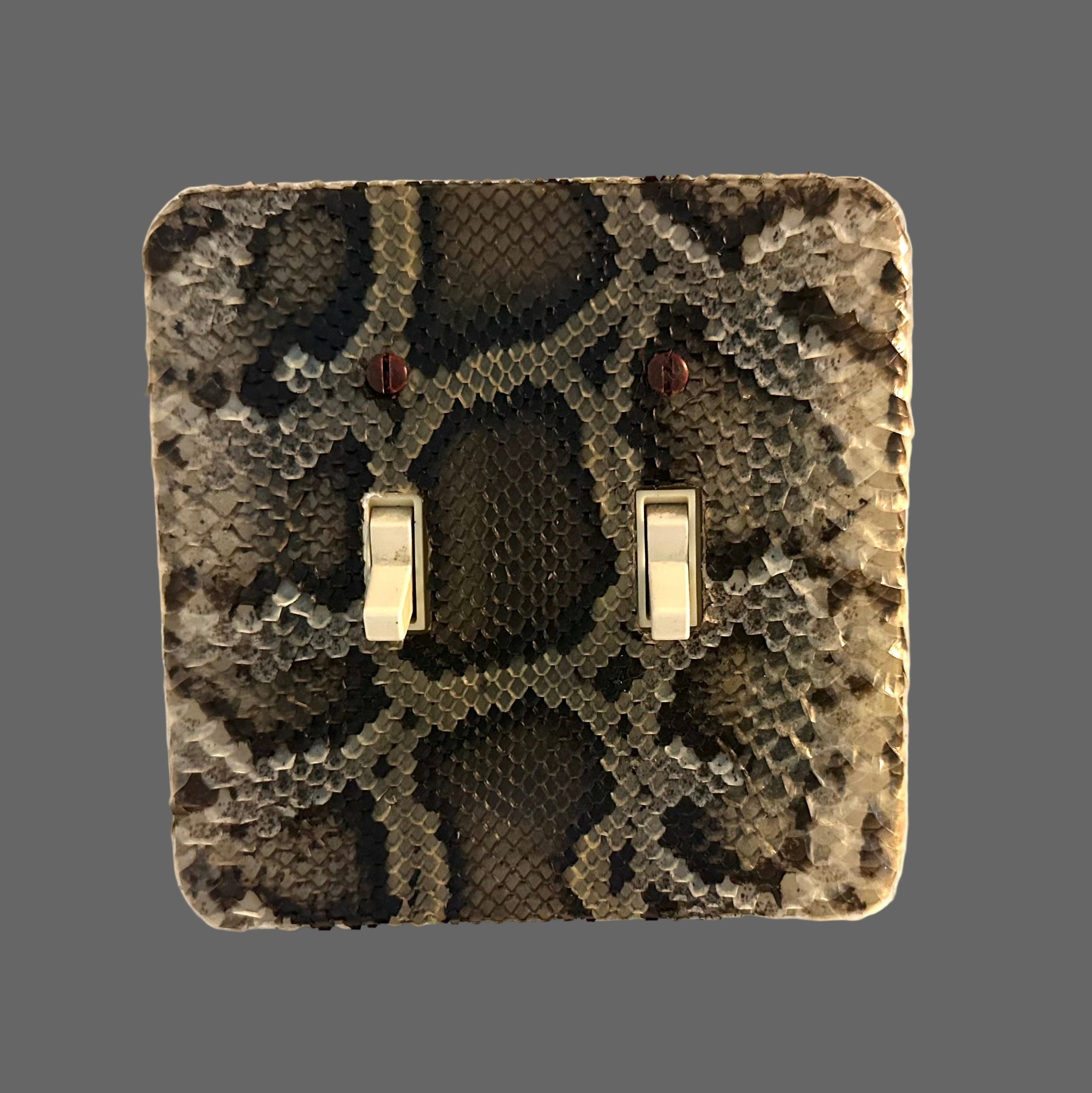 Python skin Switch Plate - Everglades Series