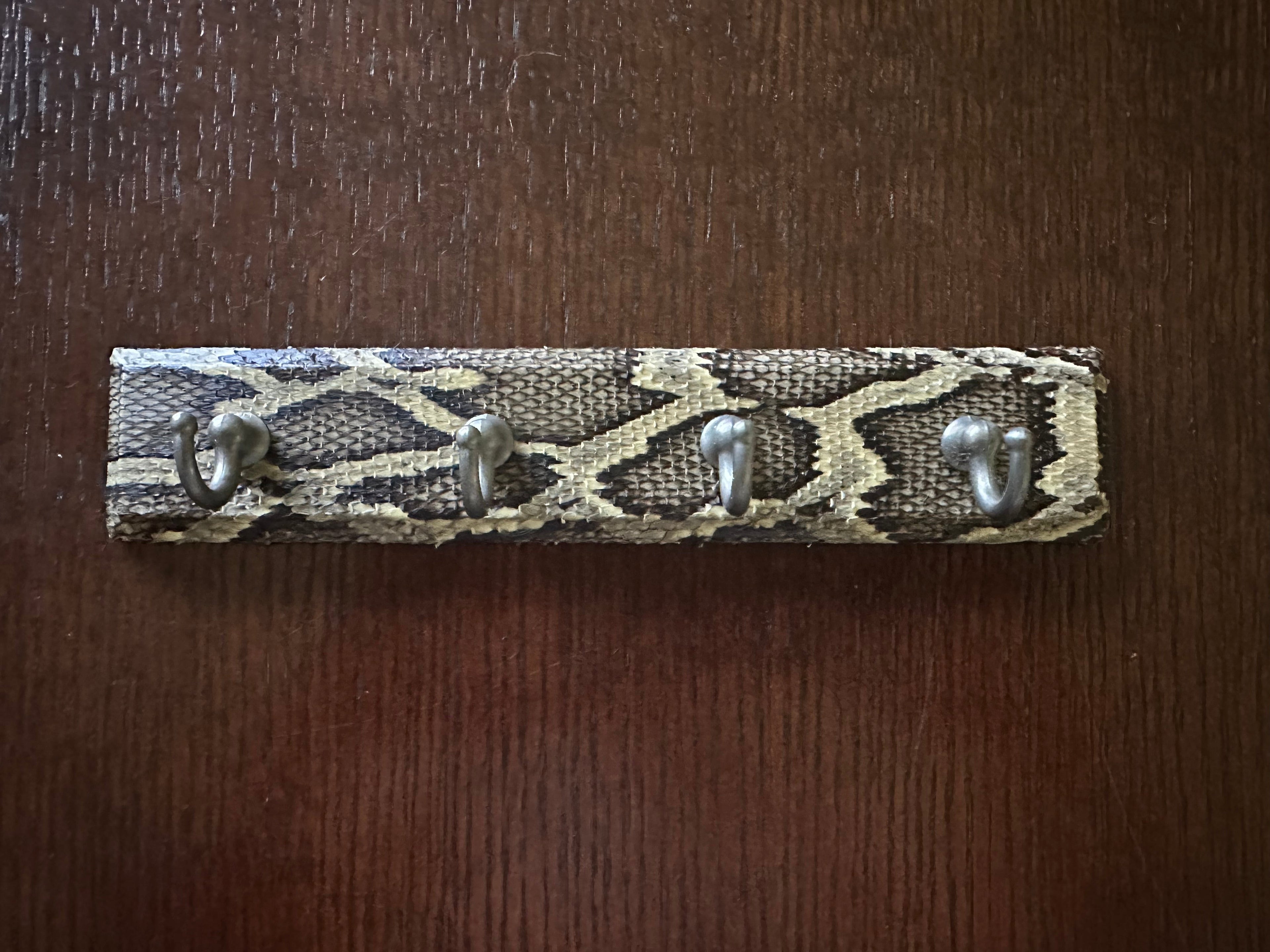 Natural Python Key Rack - Everglades Series
