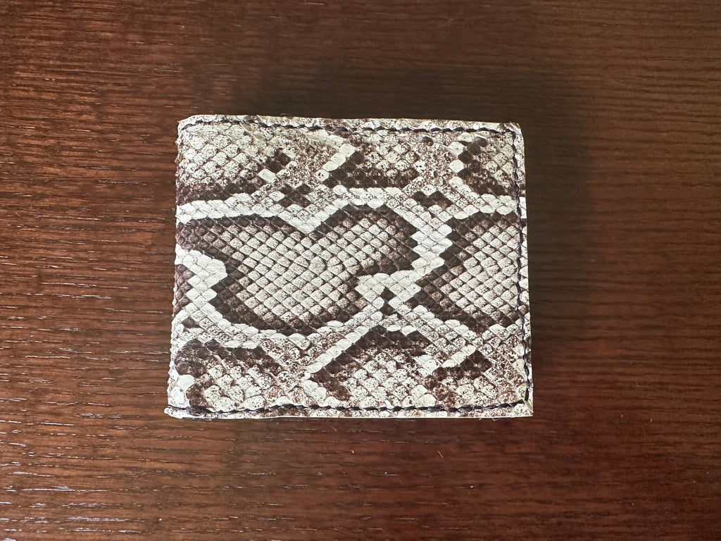 Tanned Python Bi-Fold Wallet - Everglades Series