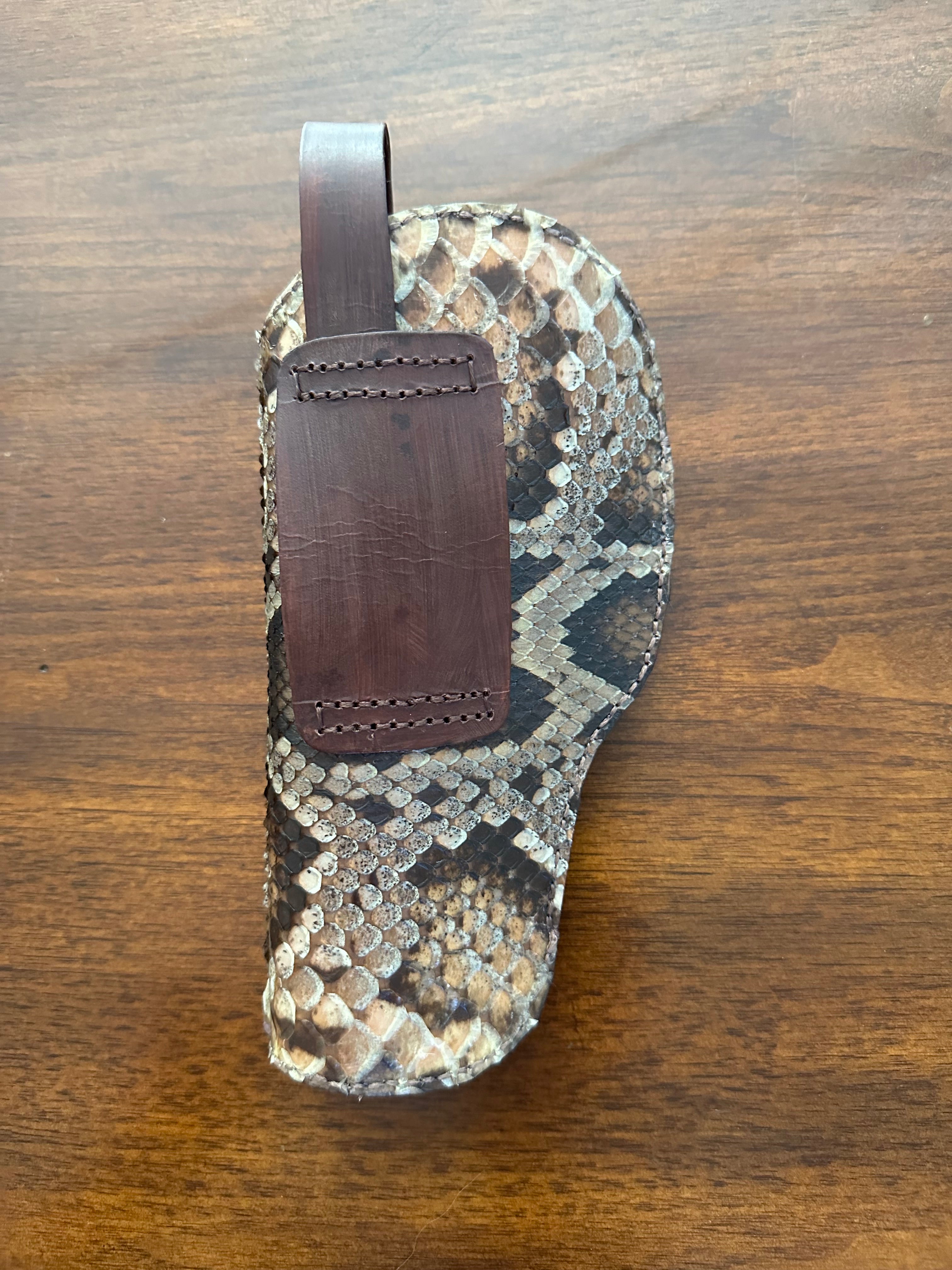 Natural Colt Python Gun Holster-Everglades Series