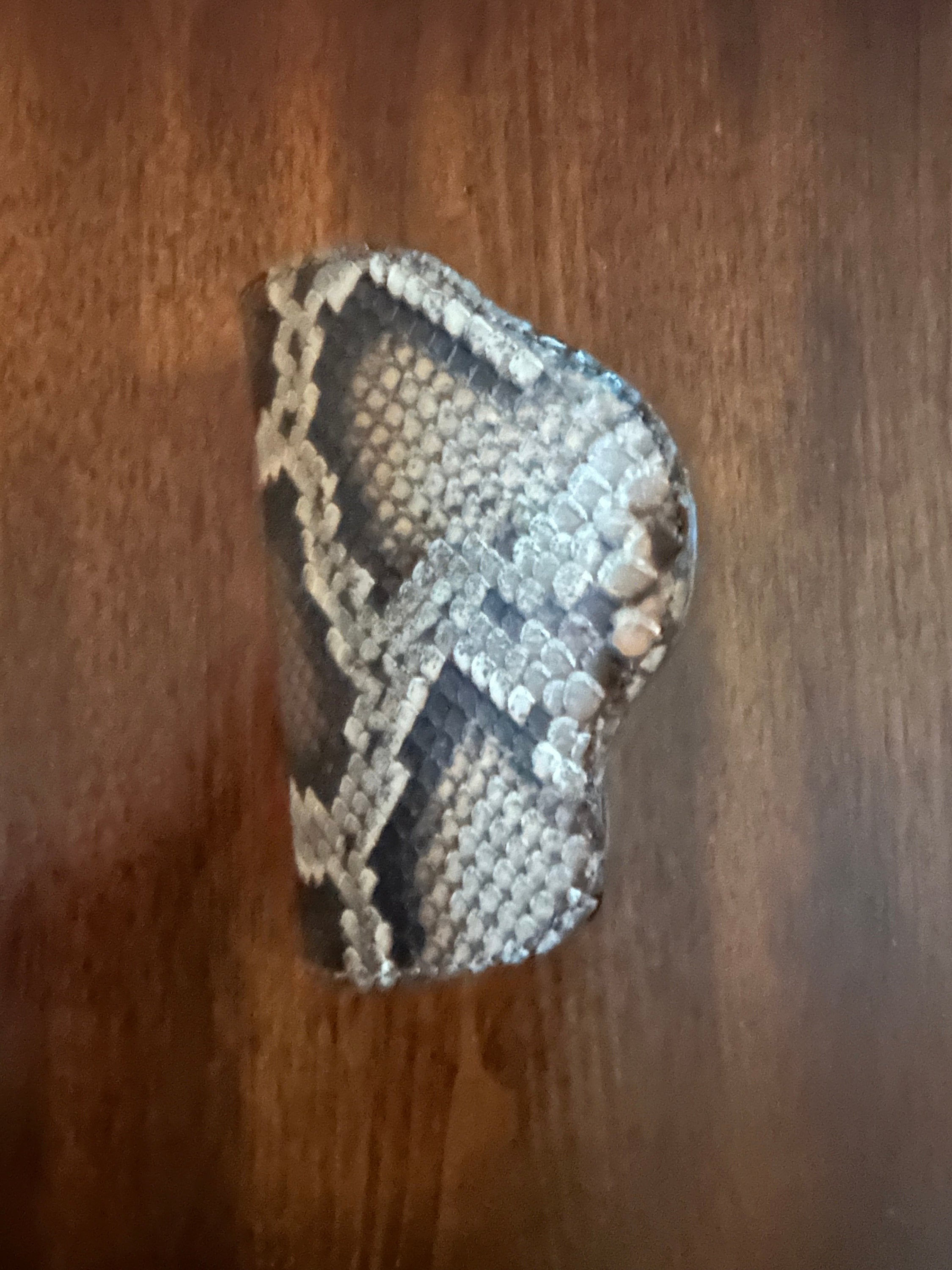 Natural Python Gun Holster  (Clip-On)