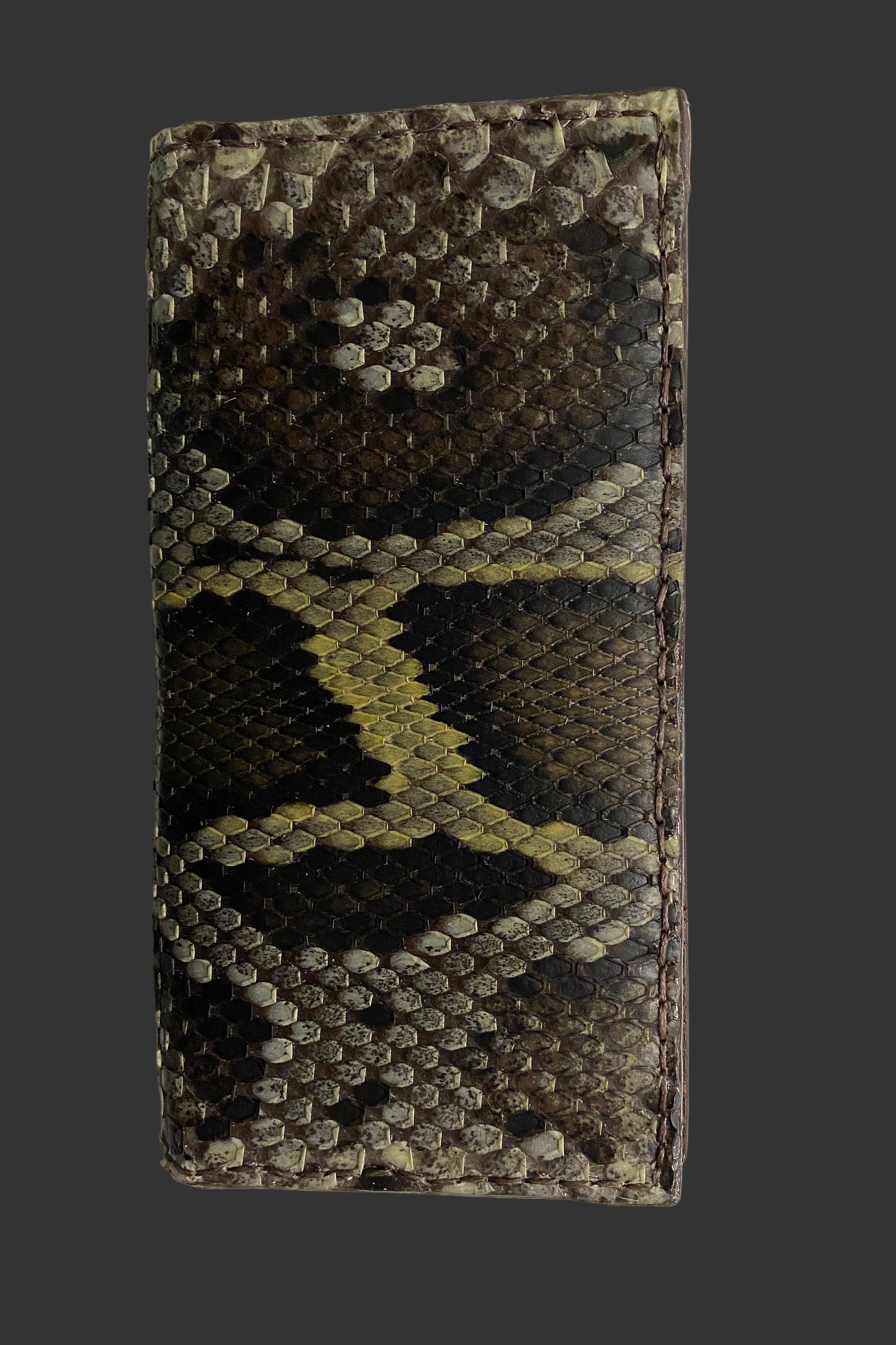Natural Python Long Wallet - Everglades Series
