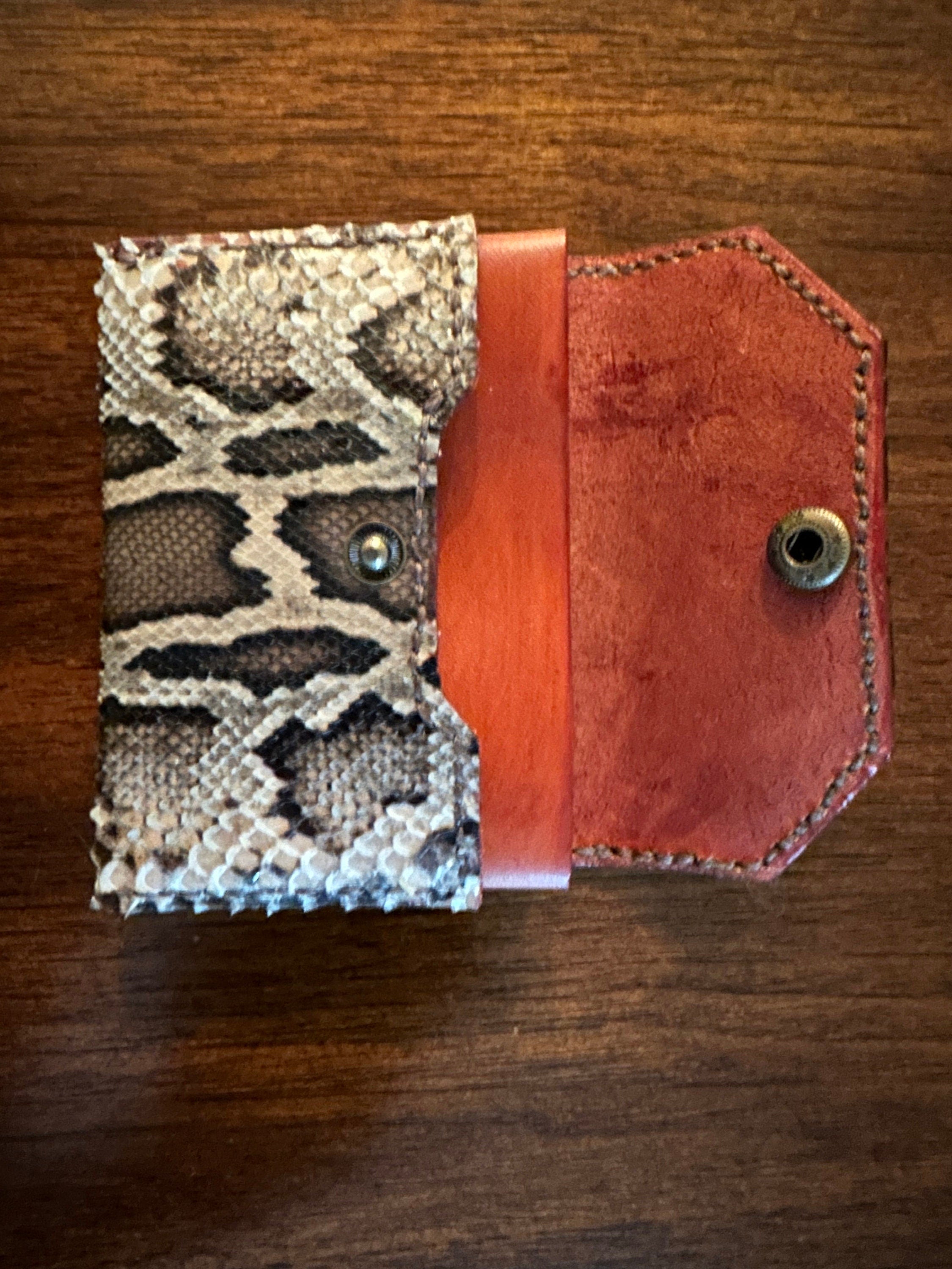 Natural Python Change Purse